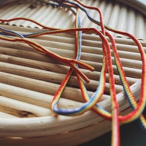 Outdoor Voices x HOKA Collaboration Rainbow Shoelaces